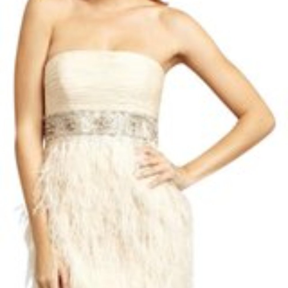 Sue Wong Nocturne Champagne Cocktail Dress